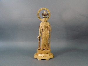 東京都 昭島市で木彫の仏像をお譲り頂きました