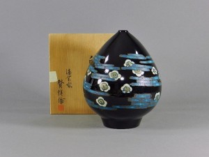 佐々木賢悦 漆器　花器