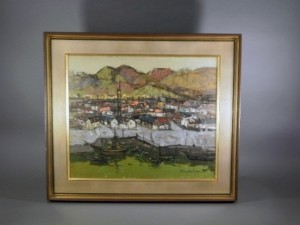 埼玉県 志木市のお客様から「小川博」の油絵（洋画）を宅配買取でお譲り頂きました