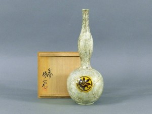 松本佐一　瓢箪型　花器