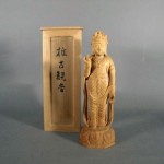 埼玉県 戸田市で木彫の観音像（仏像）をお譲り頂きました