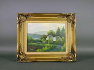 東京都 北区で絵画（油絵）や西洋アンティーク（フィギュリン）を買取らせて頂きました