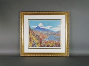 山下清 版画 富士