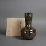 埼玉県 深谷市で「原清」の陶芸作品（花瓶）をご売却頂きました